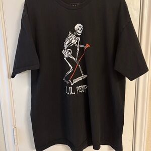 Lil Peep Schemaposse Black Grim Reaper T Shirt Merch Rap Punk Metal Men's XL